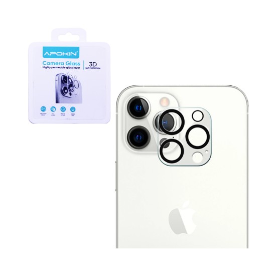 Tempered Glass Camera Lens Protector for Apple iPhone 14 Pro/14 Pro Max Transparent